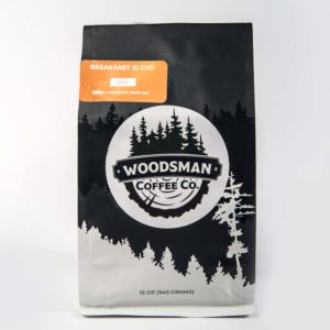 Woodsman Coffee Company Breakfast Blend Dark Coffee