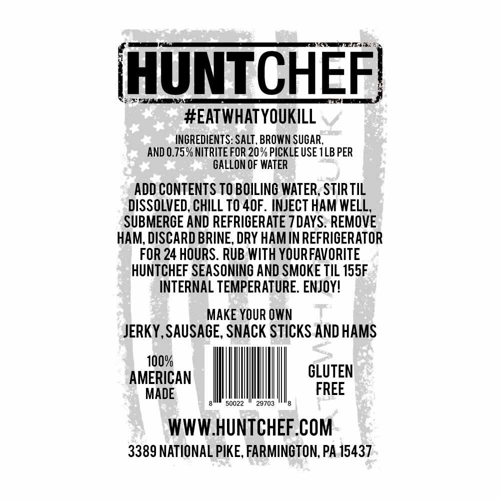 HuntChef's Brown Sugar Wild Game Ham Kit Label