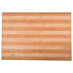 Hand Crafted Cutting Board - Cherry and Curly Maple