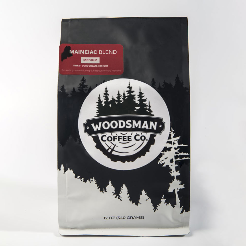 Woodsman Coffee Company Maineiac Blend Medium Coffee