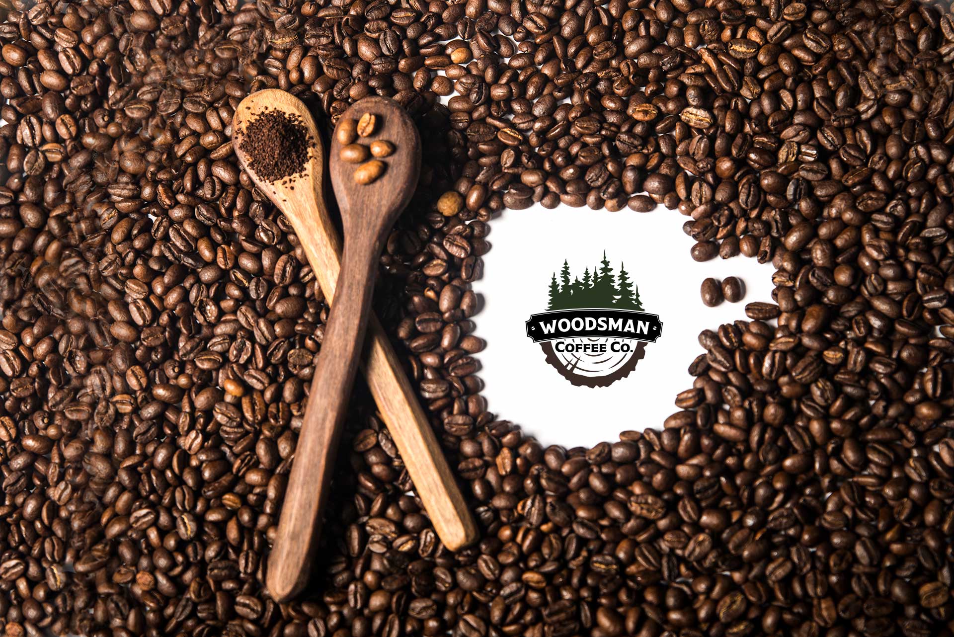Woodsman Coffee Company Coffee and Wood Kitchen Utensils