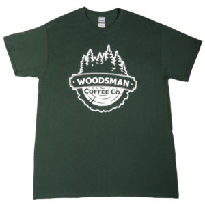 Woodsman Coffee Company T Shirt Front