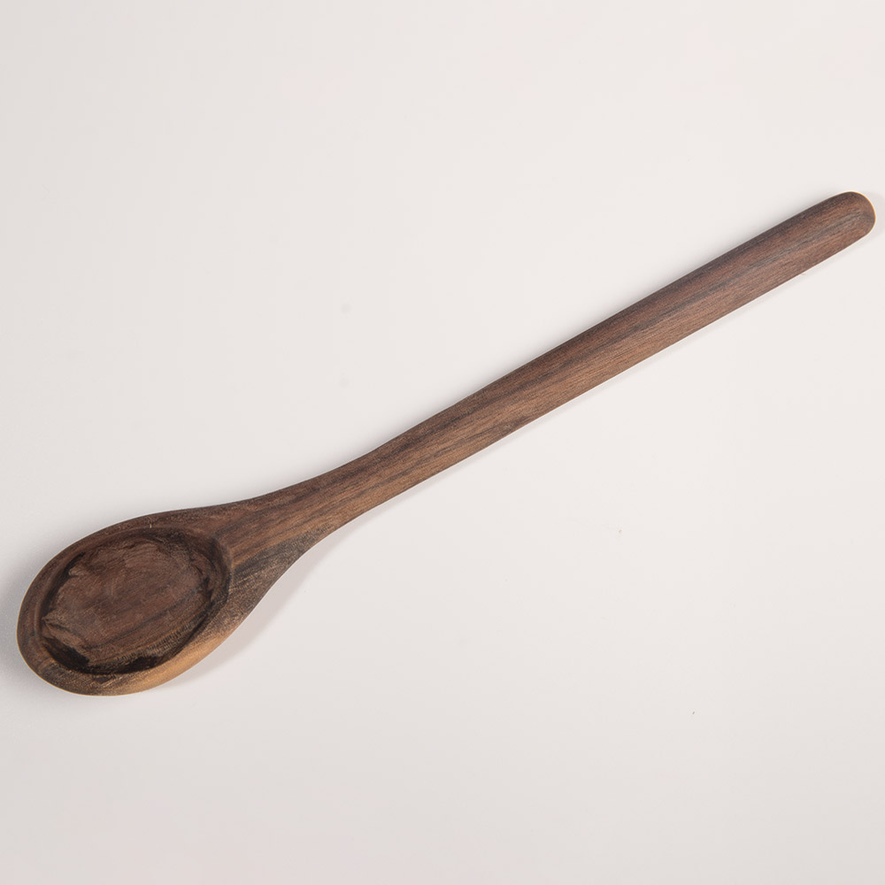 Woodsman Coffee Company Small Walnut Carved Spoon