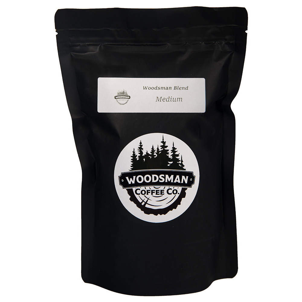 Woodsman Blend - Medium-Dark Roast Coffee 12 oz